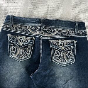 Vintage Arizona Embellished Bootcut jeans 16 1/2 Girls